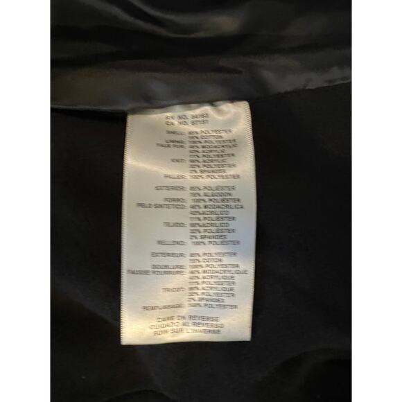 Levis Winter Parka Faux Fur Hood Black S - Picture 9 of 9